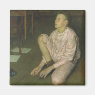 Íman Lobo, filho do artista, 1900
