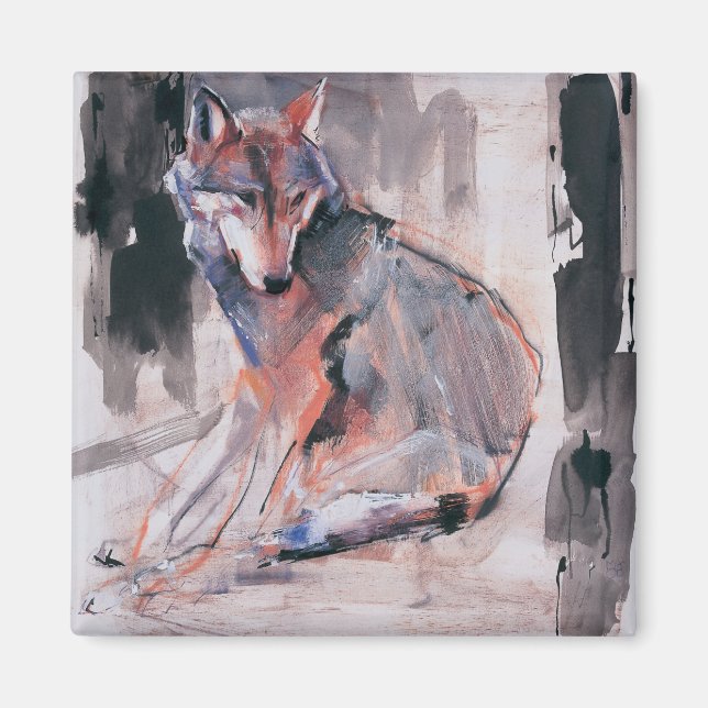 Íman Lobo Sentado 2000 (Frente)