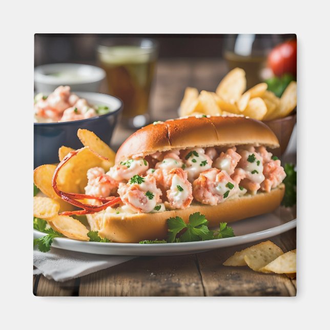 Íman Lobster Roll And Potato Chips (Frente)