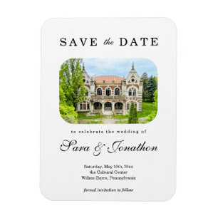 Íman Local de Casamento Salvar a Data