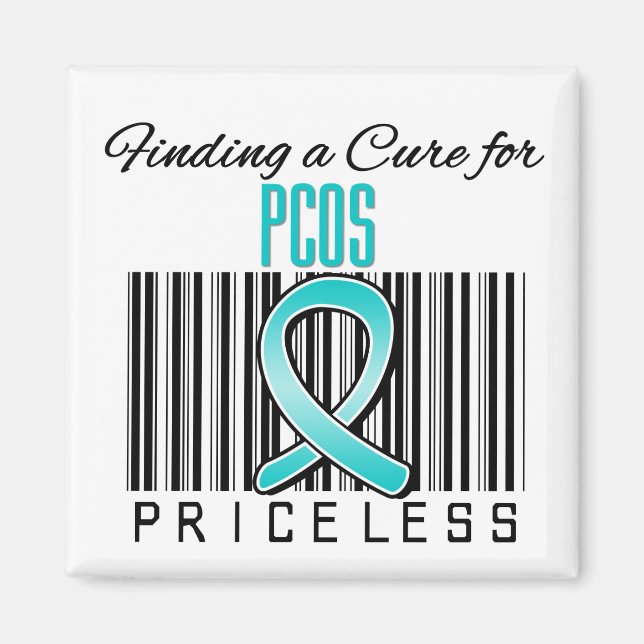 Íman Localizando uma Cura para PCOS PRICELESS (Frente)