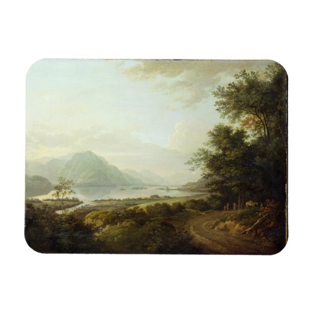 Íman Loch Awe, Argyllshire, c.1780-1800 (óleo na canvas (Horizontal)