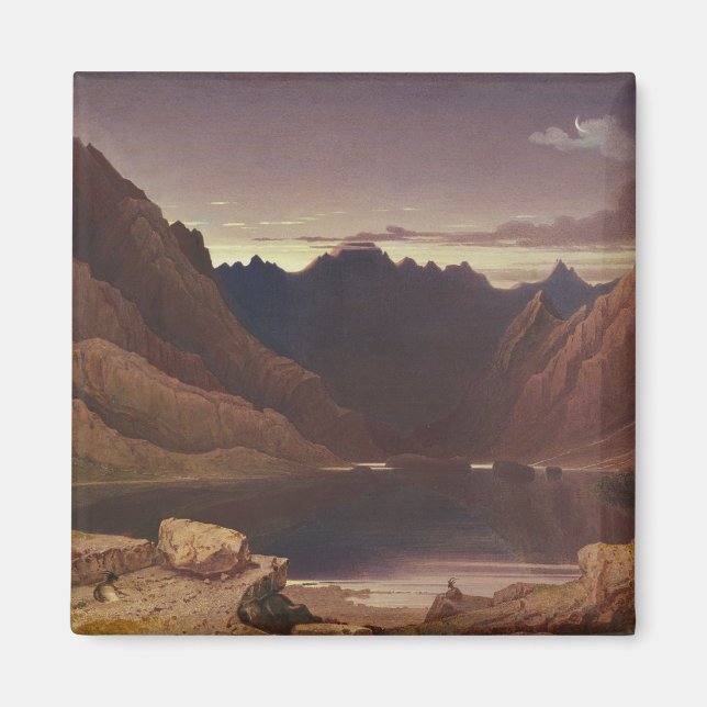 Íman Loch Coruisk, Ilha de Skye - Dawn, c.1826-32 (c/c) (Frente)