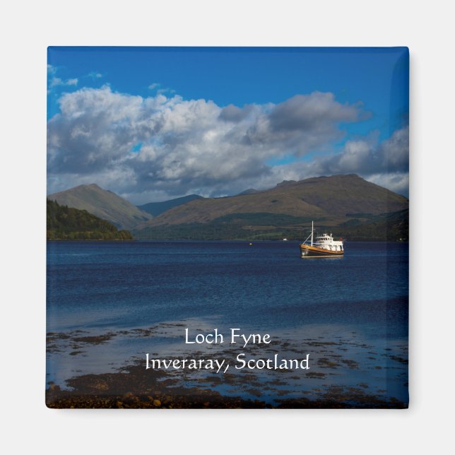 Íman Loch Fyne, Scotland Magnet (Frente)