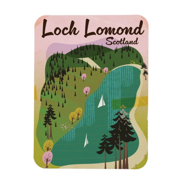 Íman Loch Lamond Escócia (Vertical)