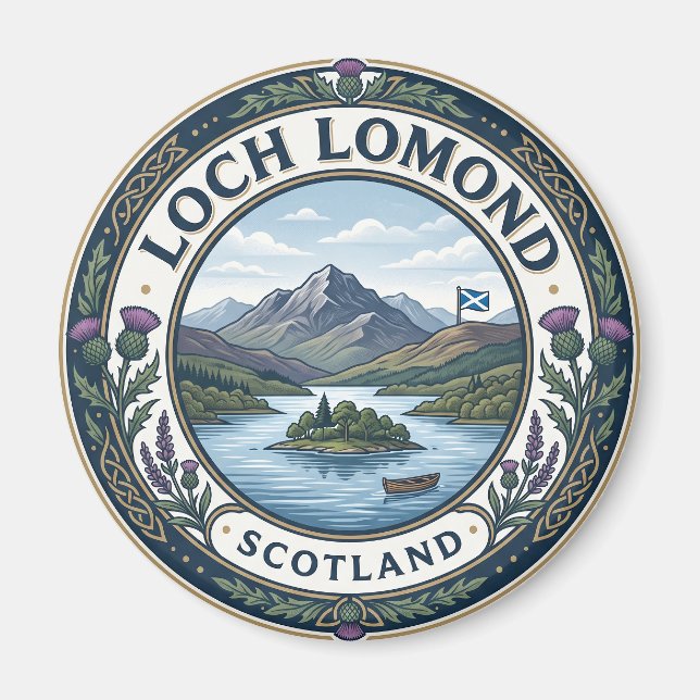 Íman Loch Lomond Escócia (Frente)