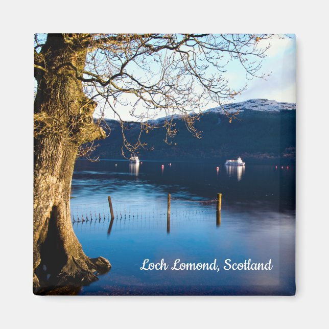 Íman Loch Lomond, Scotland Magnet (Frente)
