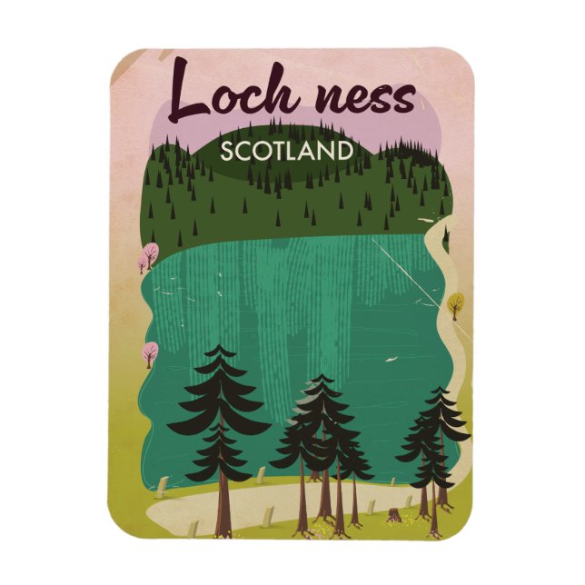 Íman Loch Ness Escócia (Vertical)