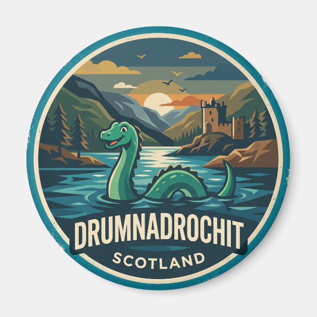 Íman Loch Ness Escócia (Frente)