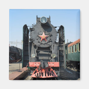 Íman Locomotiva russa P36-0001. Construído em 1950