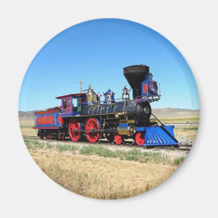 Íman Locomotive Steam Engine Train Photo