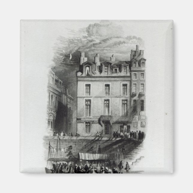 Íman Lodgings de Napoleão no Quai Conti, 1834-36 (Frente)