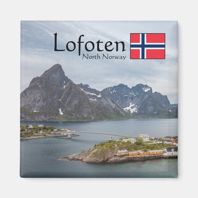 Íman Lofoten Norway Souvenir (Frente)