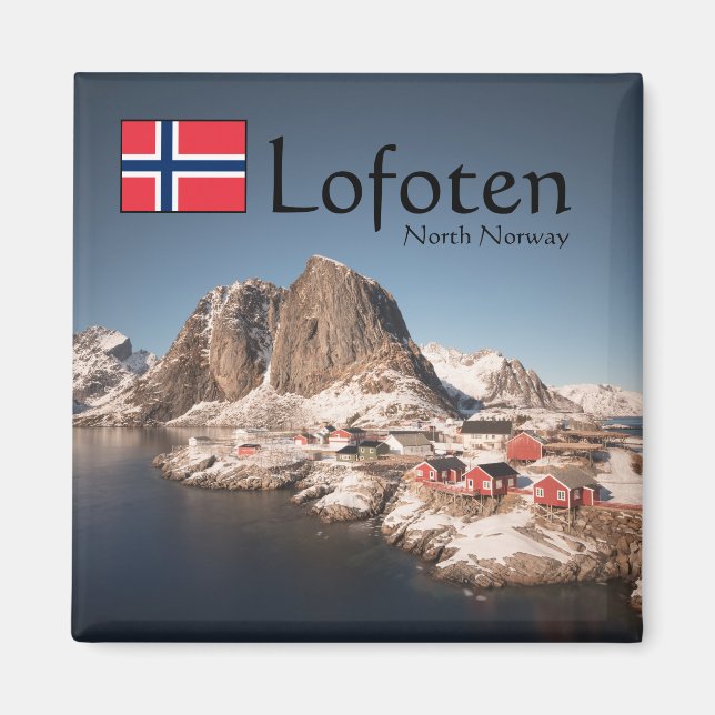Íman Lofoten Norway Souvenir (Frente)