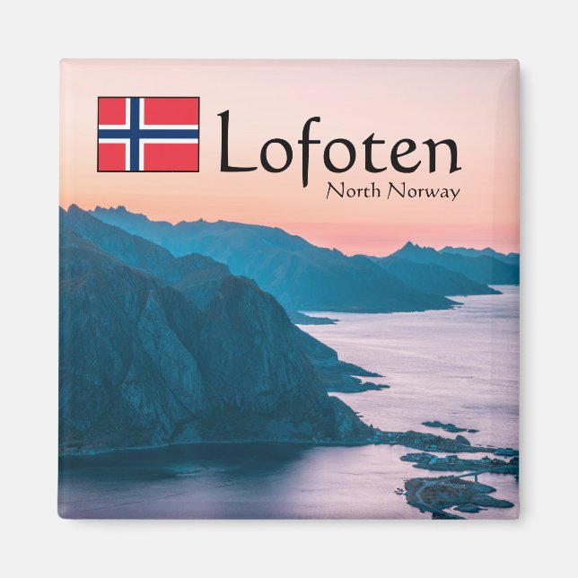 Íman Lofoten Norway Souvenir (Frente)