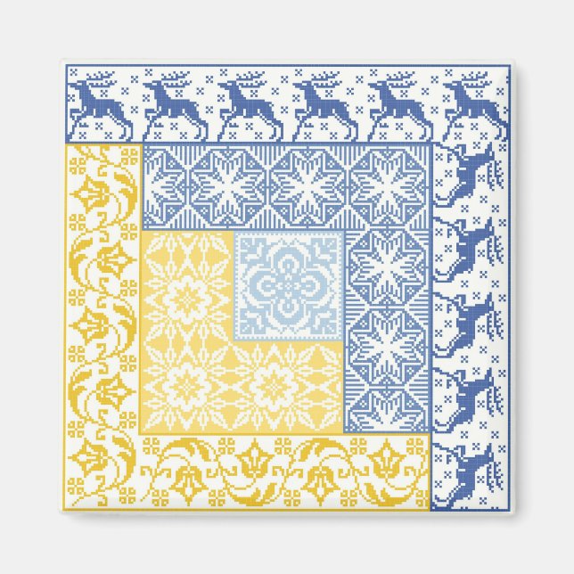 Íman Log Cabine Winter (Frente)