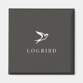 Íman LOGBIRD — ímã quadrado