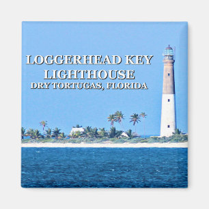 Íman Loggerhead Key Lighthouse, Flórida Magnet