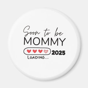 Íman Logo a Ser Mamãe 2025 Dia dos Namorados Gravidez