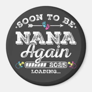 Íman Logo de Carregamento de Novo Avô/Nova Avó 2025