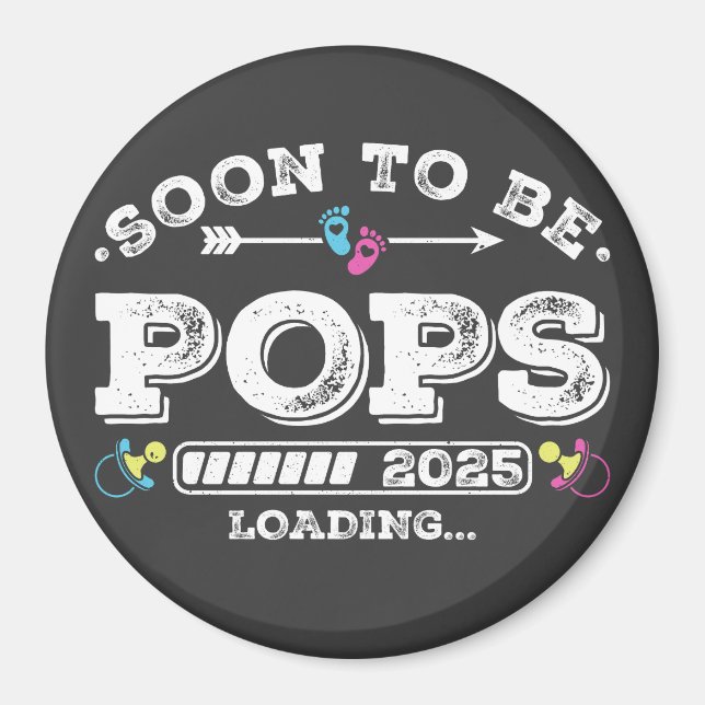 Íman Logo de Carregamento do Futuro Papai 2025 (Frente)