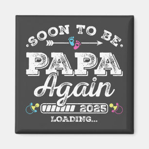 Íman Logo de Papai Novamente em 2025 Carregando Quadrad