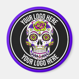 Íman Logo do Roller Derby Roxo Preto