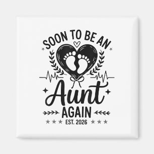 Íman Logo Serei Tia Novamente Est 2026 Anúncio de Gravi