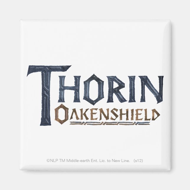 Íman Logo THORIN OAKENSHIELD™ azul (Frente)