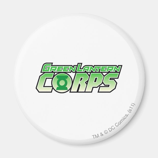 Íman Logotipo 2 da Gren Lantern Corps (Frente)