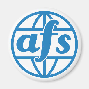 Íman Logotipo AFS 1972 Magnet Padrão, Círculo de 2¼ pol