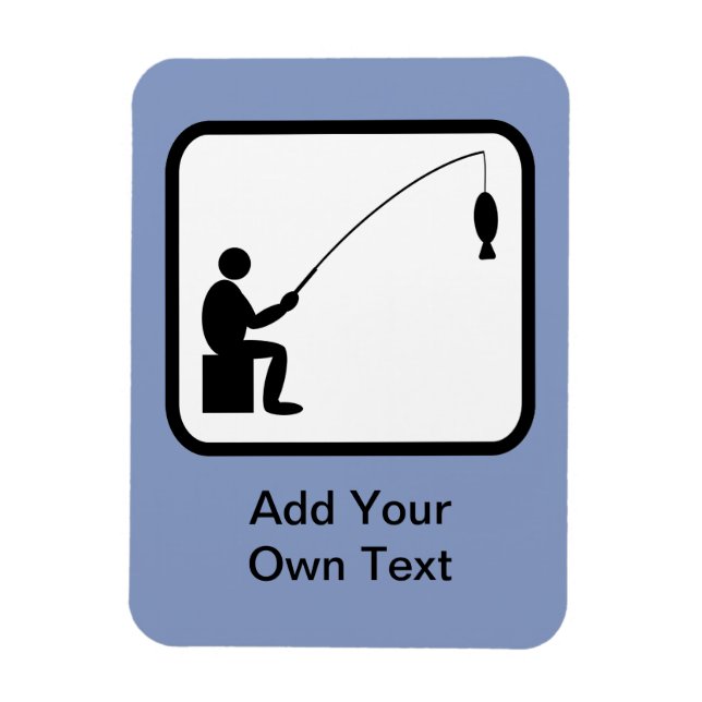 Íman Logotipo Angler Personalizável (Vertical)