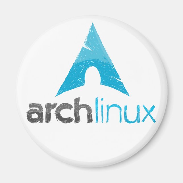 Íman Logotipo Arch Linux (Frente)