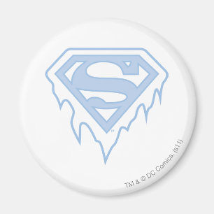 Íman Logotipo azul da Supergirl