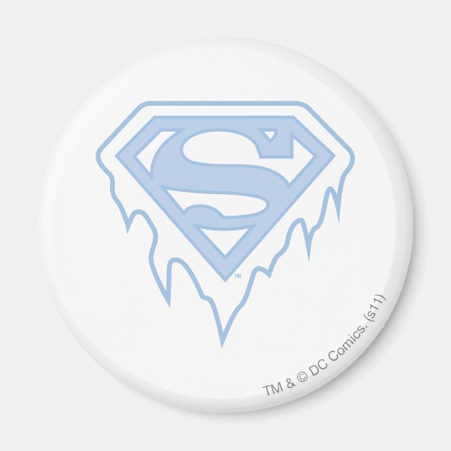 Íman Logotipo azul da Supergirl (Frente)