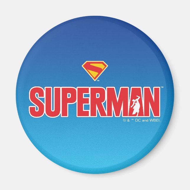 Íman Logotipo clássico do Super-Homem (Frente)