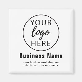 Íman Logotipo comercial personalizado