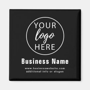 Íman Logotipo Comercial Personalizado Moderno Simples