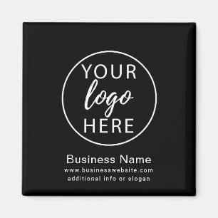 Íman Logotipo Comercial Personalizado Simples