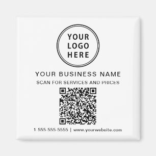 Íman Logotipo comercial Promocional de código QR