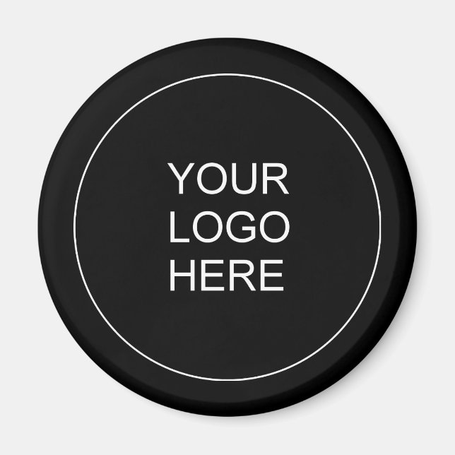 Íman Logotipo da empresa personalizada Adicionar Modelo (Frente)