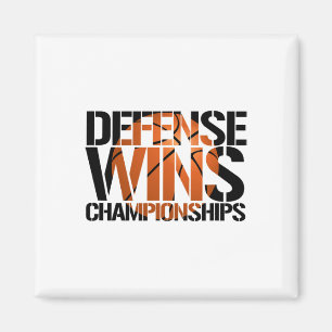 Íman Logotipo da Equipe de Desenho do Defensor Wins