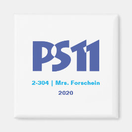 Íman Logotipo da escola Simple