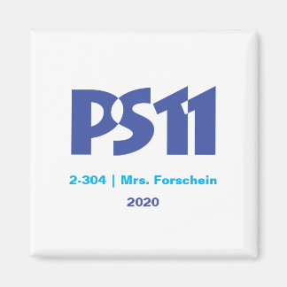 Íman Logotipo da escola Simple