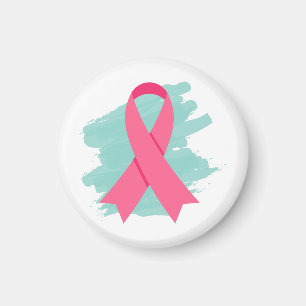 Íman Logotipo da Fita Rosa de Conscientização do Câncer