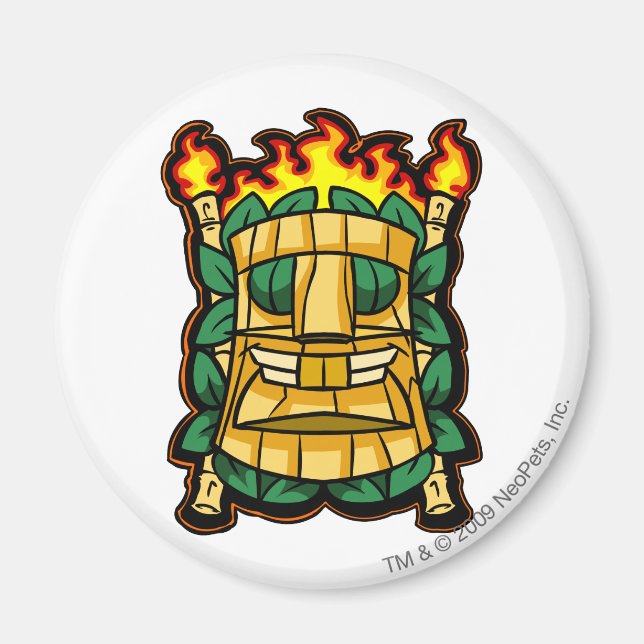 Íman Logotipo da Ilha do Mistério de Equipe (Frente)