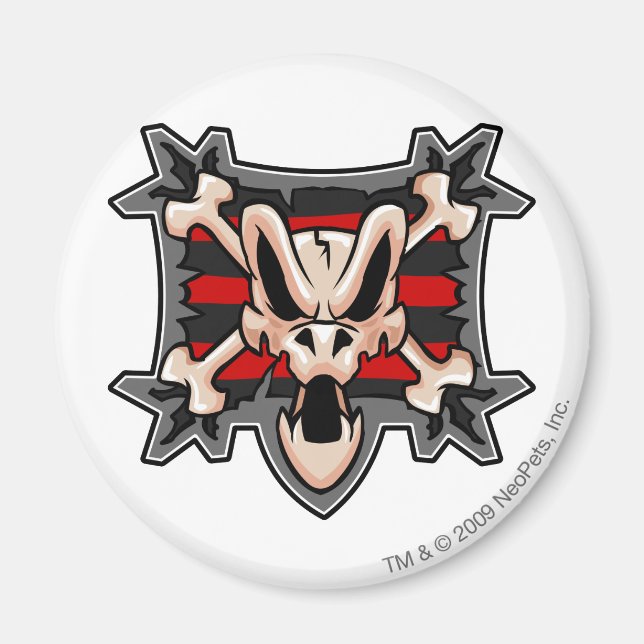 Íman Logotipo da Ilha Krawk (Frente)