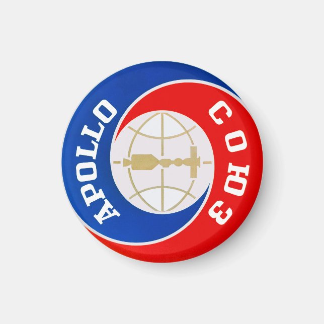 Íman Logotipo da missão Apollo-Soyuz (Frente)