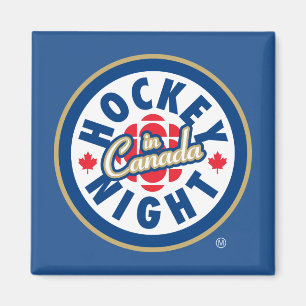Íman Logotipo da noite de hóquei no Canadá
