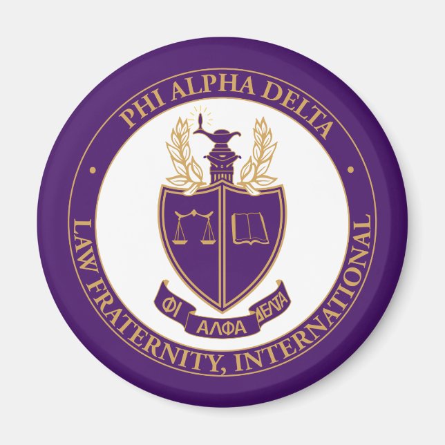 Íman Logotipo da Phi Alpha Delta (Frente)